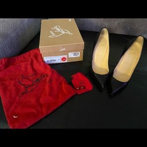 Authentic Christian Louboutin black heels